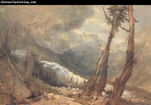 J.M.W. Turner Mer de Glace,in the Valley of Chamouni,Switzerland