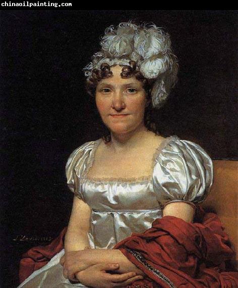 Jacques-Louis  David Portrait of Marguerite-Charlotte David