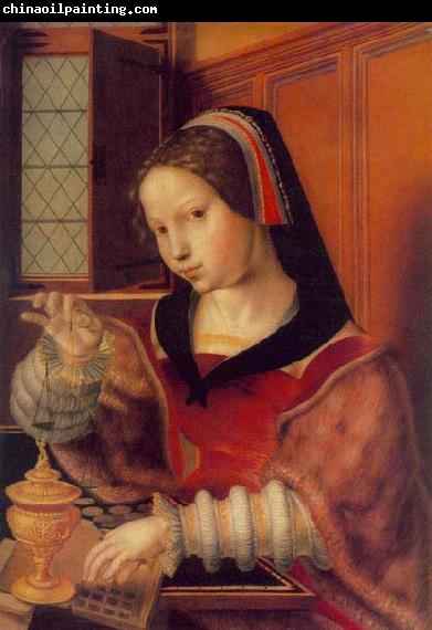 Jan Sanders van Hemessen Woman Weighing Gold