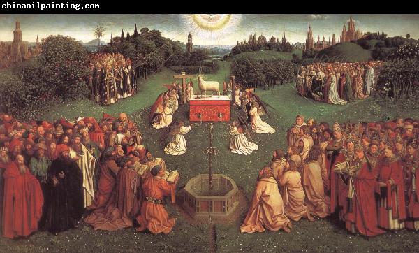 Jan Van Eyck Lamb worship