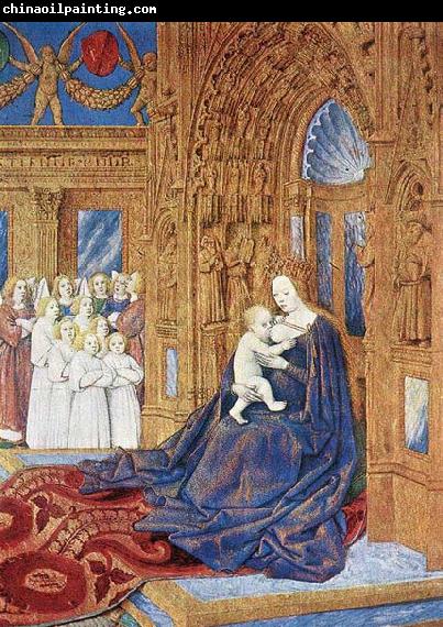 Jean Fouquet The Madonna before the Cathedral