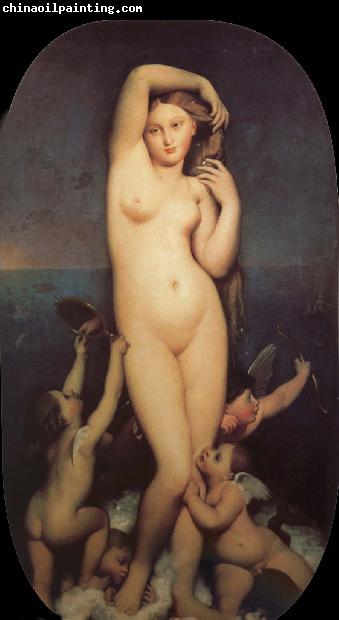 Jean-Auguste Dominique Ingres Love and beautiful goddess