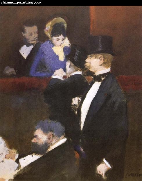 Jean-Louis Forain A Box at the Opea