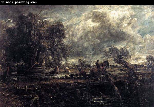 John Constable Sketch for The Leaping Horse