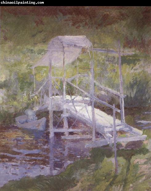 John Henry Twachtman The White Bridge