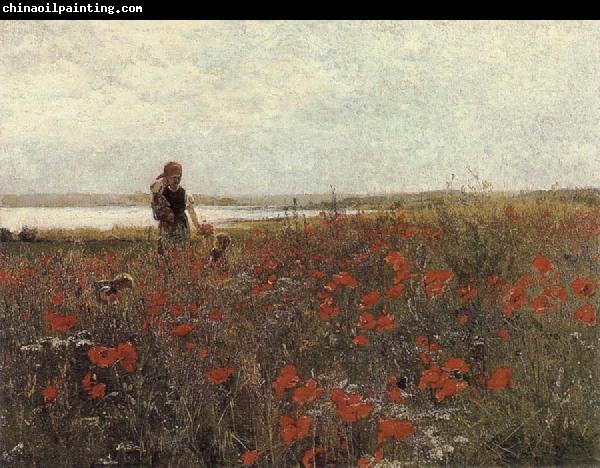 John Leslie Breck The Poppies