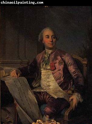 Joseph-Siffred  Duplessis Portrait of the Comte d-Angiviller