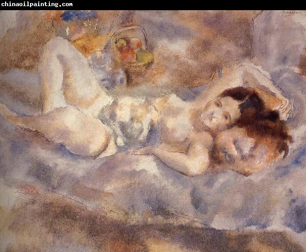 Jules Pascin Decumbence of Ailiyane