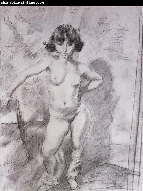 Jules Pascin Naked maiden Keludina