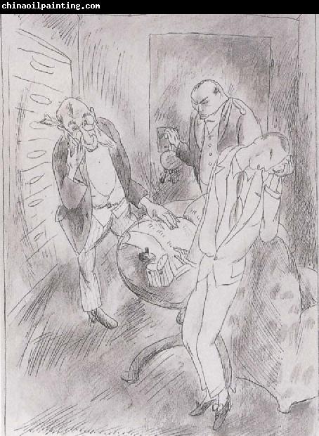 Jules Pascin Customer of wait in latter