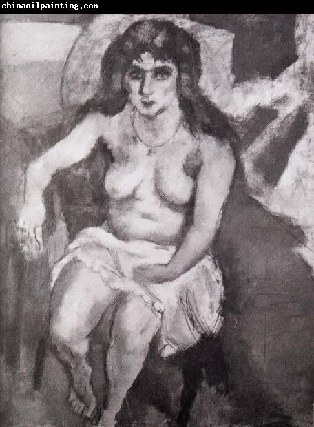 Jules Pascin Younger woman of Blue eye