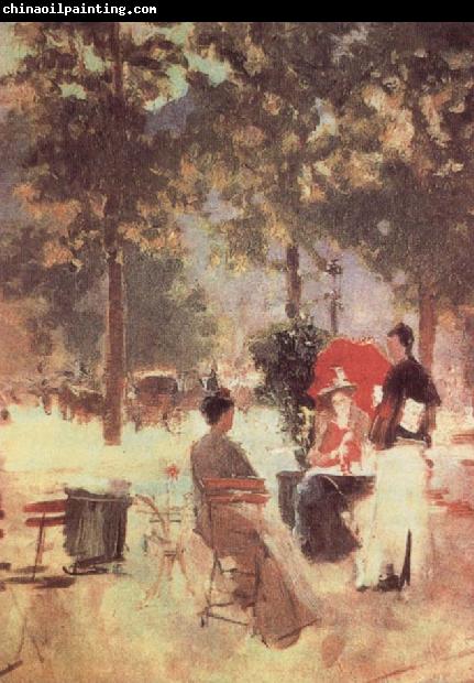 Konstantin Alexeievich Korovin Cafe in Paris