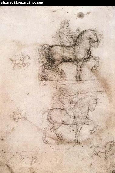 LEONARDO da Vinci Equestrian monument