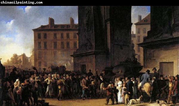 Louis-Leopold Boilly Departure of the Conscripts in 180