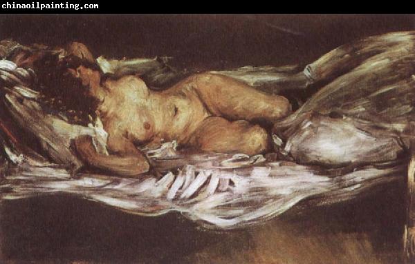 Lovis Corinth Reclining Nude