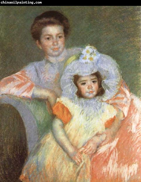 Mary Cassatt Reine Lefebvre and Margot