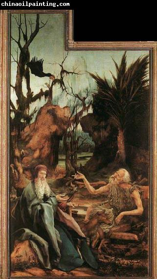 Matthias  Grunewald Sts Paul and Antony in the Desert