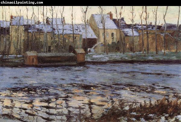 Maurice cullen Winter at Moret