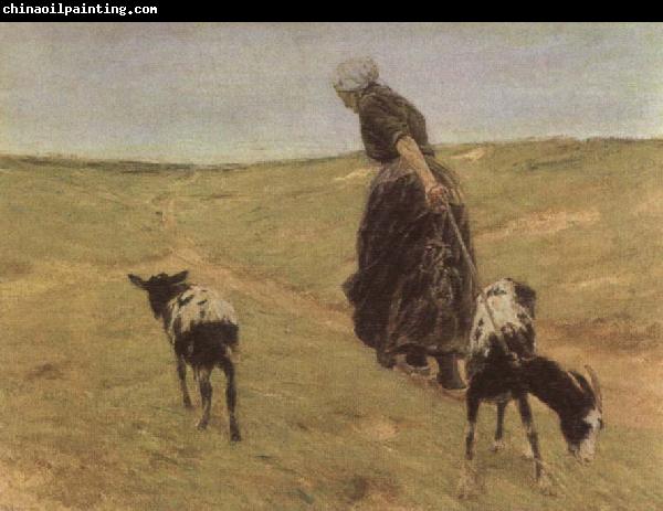 Max Liebermann Woman with Goats