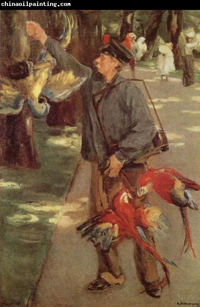 Max Liebermann Man with Parrots