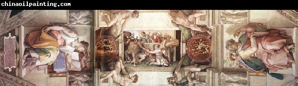 Michelangelo Buonarroti The third bay of the ceiling