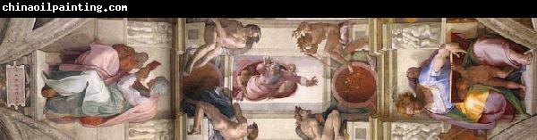 Michelangelo Buonarroti The seventh bay of the ceiling