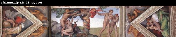 Michelangelo Buonarroti The fourth bay of the ceiling