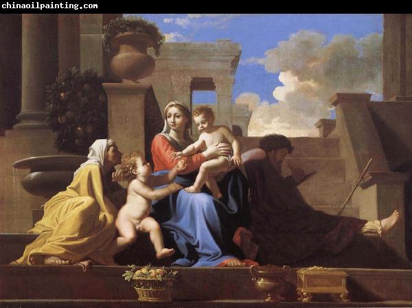 Nicolas Poussin The Holy Family on the Steps