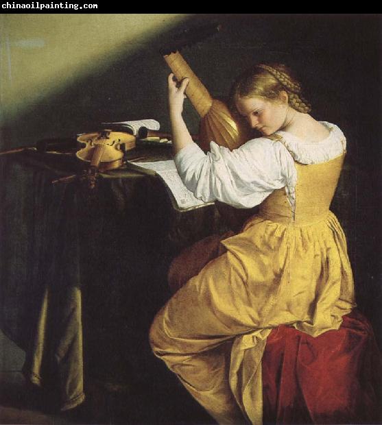 Orazio Gentileschi Lutspelerska