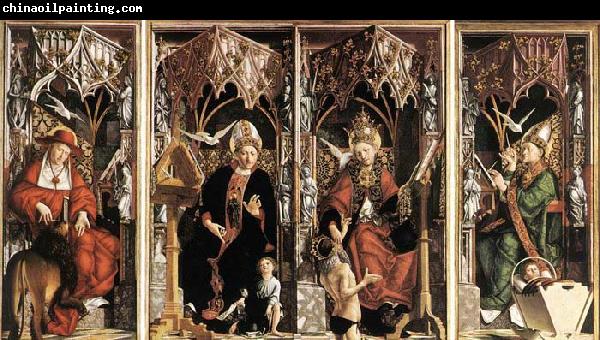 PACHER, Michael Altarpiece of the Church Fathers