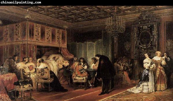 Paul Delaroche Cardinal Mazarin-s Last Sickness