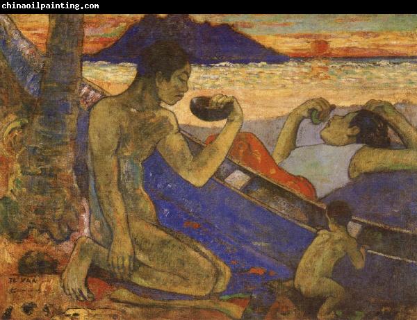 Paul Gauguin The Dug-Out