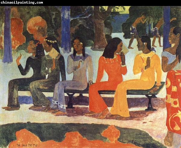 Paul Gauguin We Shall not go to market Today