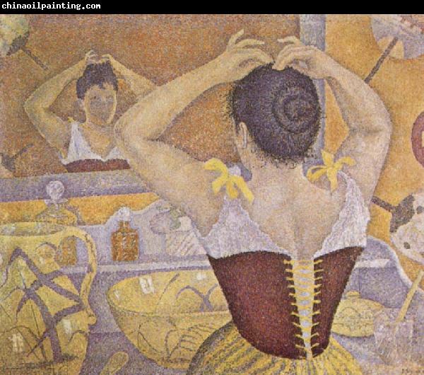 Paul Signac Woman Taking up Her Hair