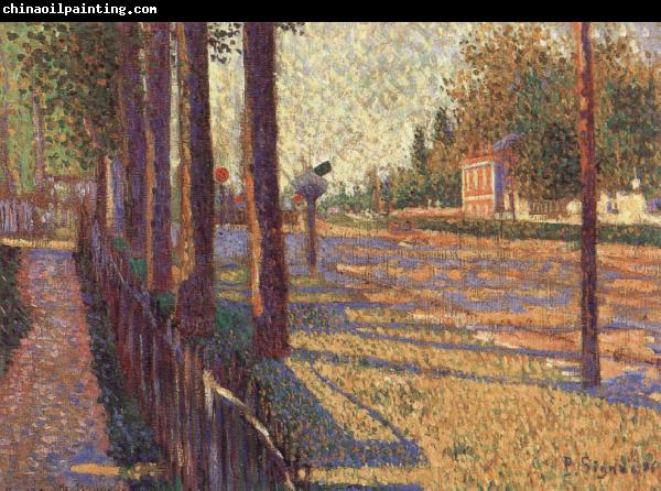 Paul Signac The Railway at Bois-Colombes