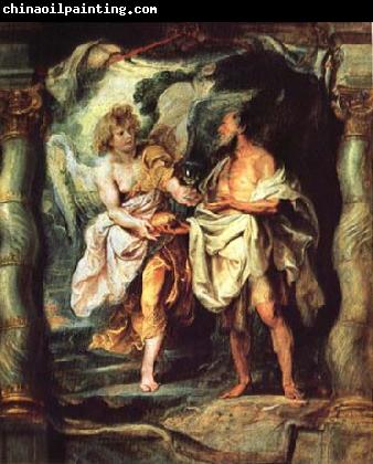 Peter Paul Rubens The Prophet Elijah Receiving Bread and Water from an Angel