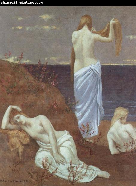 Pierre Puvis de Chavannes Young Women on the Seashore