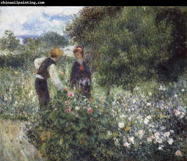 Pierre-Auguste Renoir Conversation with the Gardener