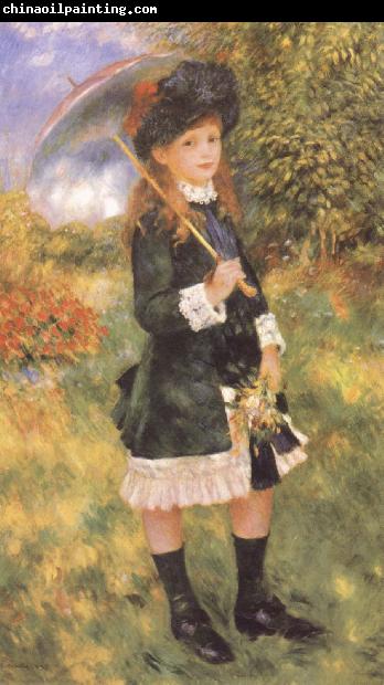 Pierre-Auguste Renoir Young Girl with a Parasol