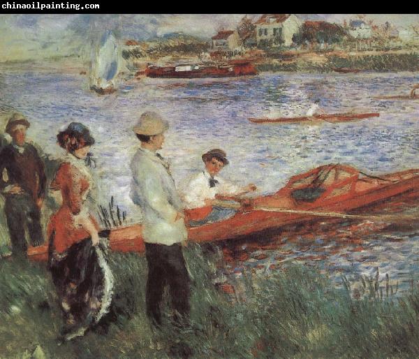 Pierre-Auguste Renoir Oarsmen at Charou