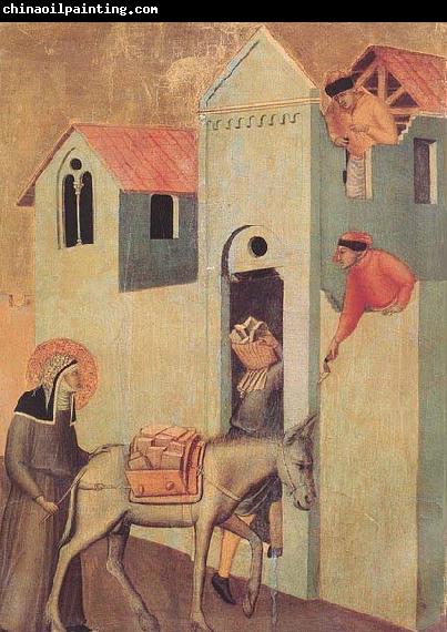 Pietro Lorenzetti Beata Umilta Transport Bricks to the Monastery