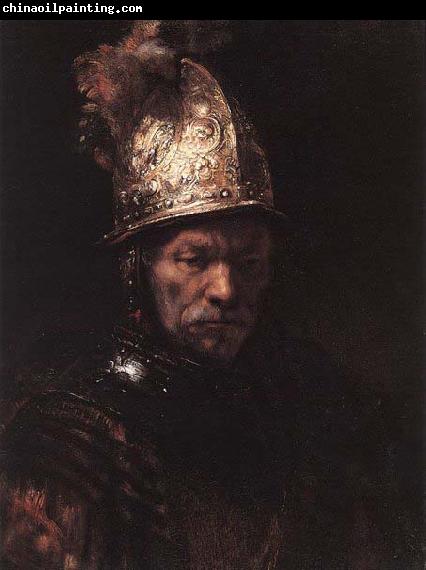 REMBRANDT Harmenszoon van Rijn Man in a Golden Helmet