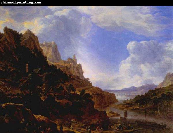 SAFTLEVEN, Cornelis Rhineland Fantasy View