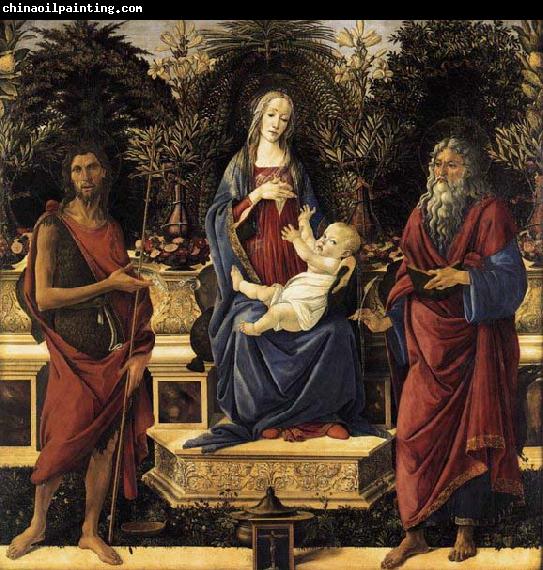 Sandro Botticelli The Virgin and Child Enthroned