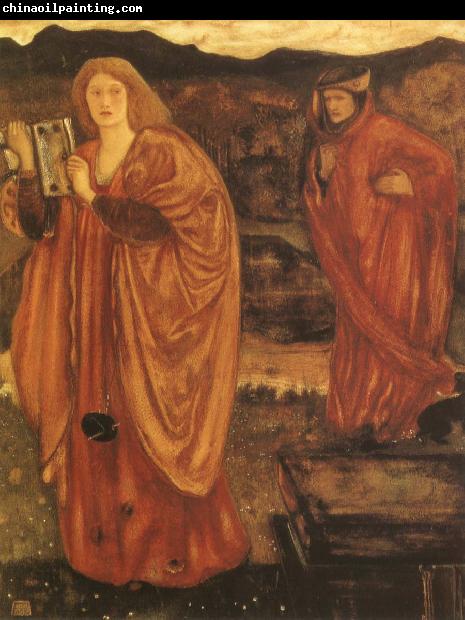 Sir Edward Coley Burne-Jones Merlin and Nimue