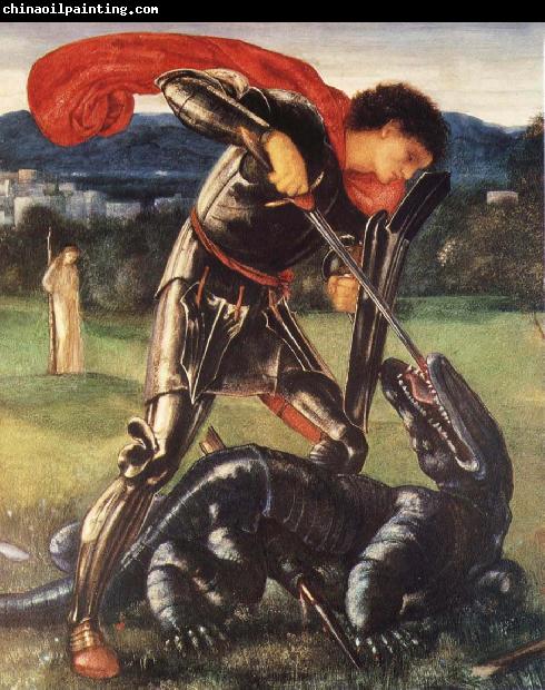 Sir Edward Coley Burne-Jones Saint George and the Dragon