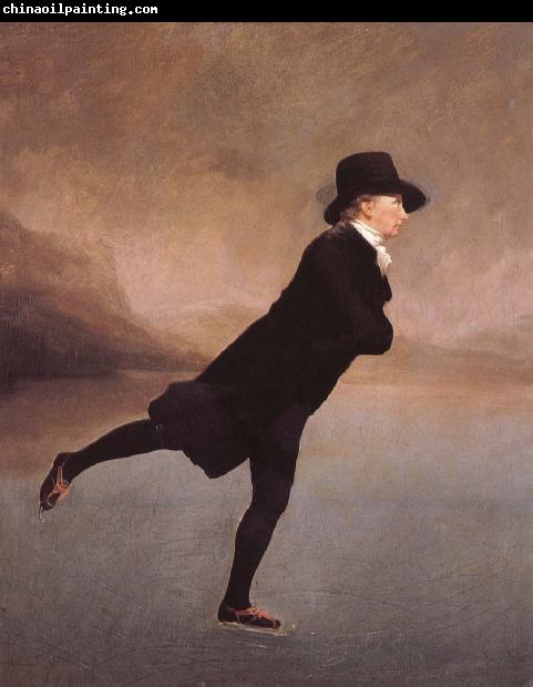 Sir Henry Raeburn Pastor Robert Walker pa skridskotur