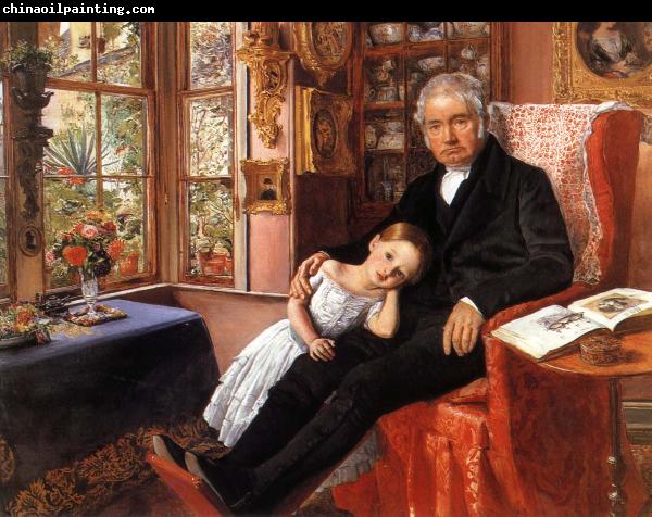 Sir John Everett Millais James Wyatt and His Granddaughter