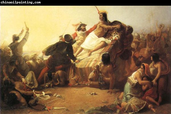 Sir John Everett Millais Pizarro Seizing the Inca of Peru