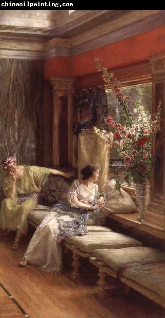 Sir Lawrence Alma-Tadema,OM.RA,RWS Vain Courtship